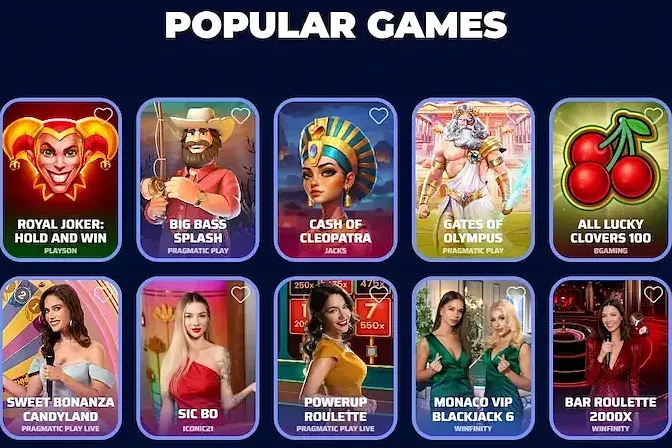 MagneticSlots Casino Lobby