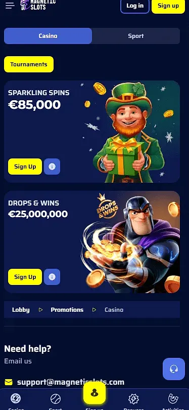 MagneticSlots Casino Promotions